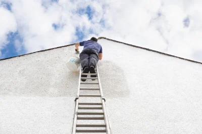 Peinture extérieure à Orquevaux — façades et ravalement